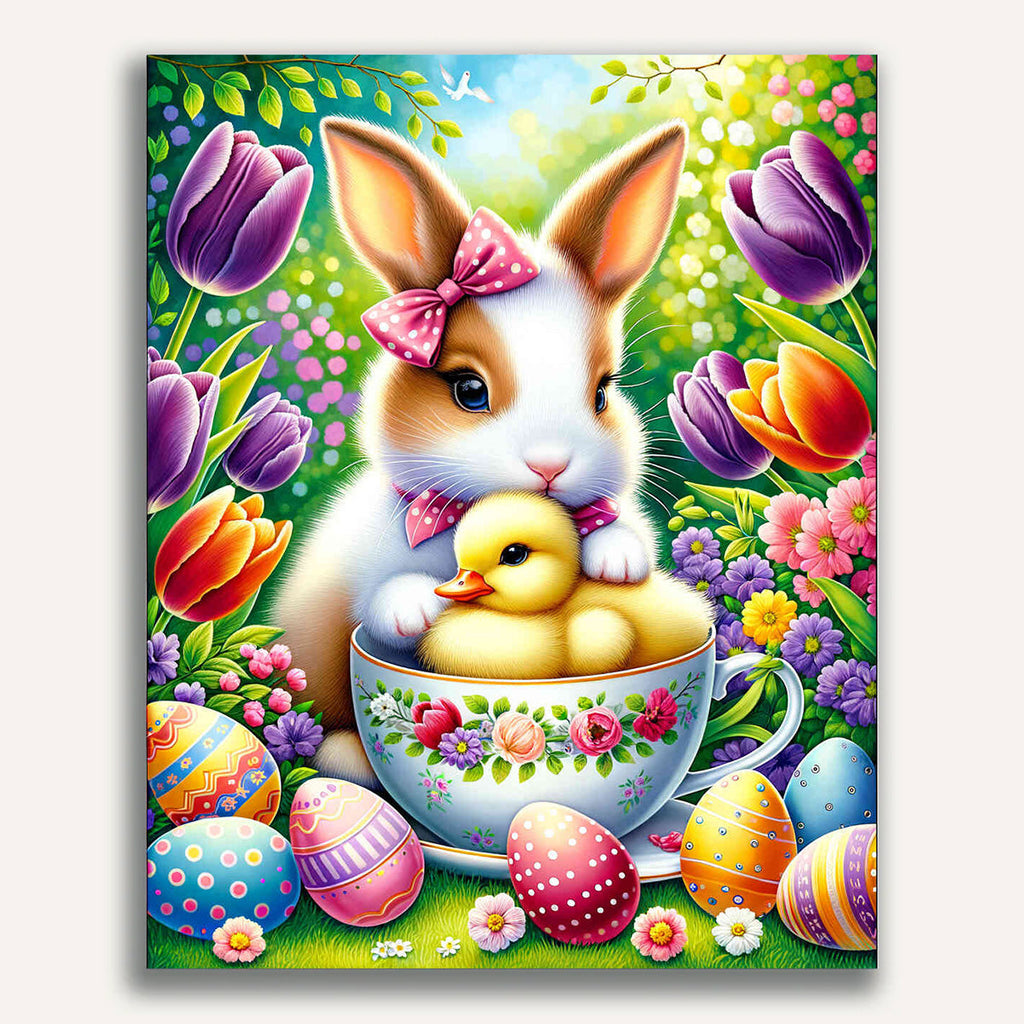 Paint by Numbers - Bunny with Grinding Cup