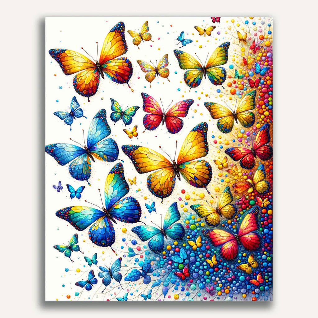 Paint by Numbers - Bute butterflies