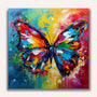 Paint by Numbers - Butterfly Abstract Colorful