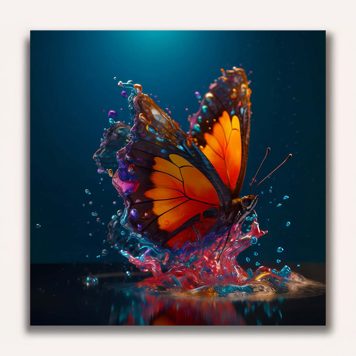 Paint by Numbers - Butterfly bathes