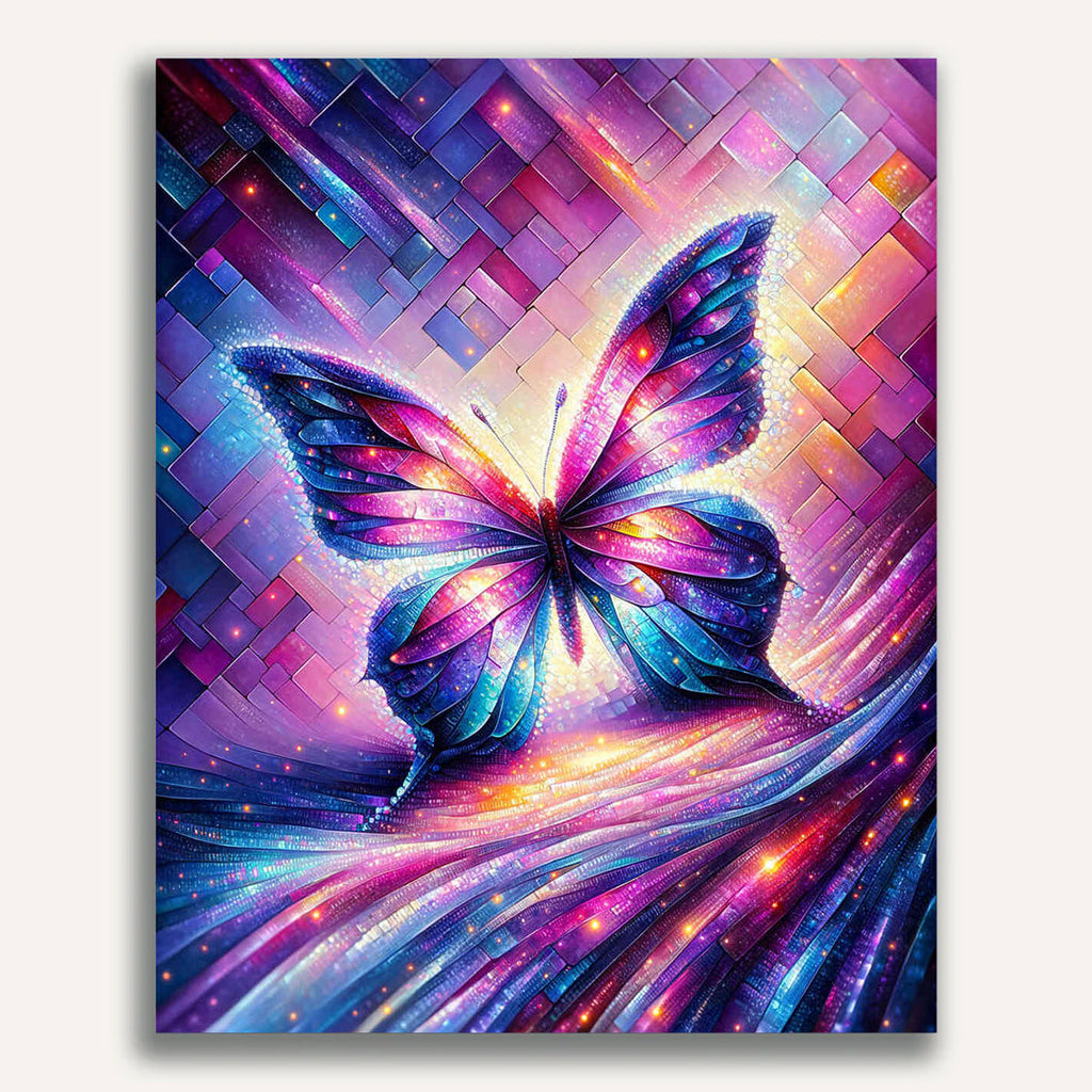 Paint by Numbers - Butterfly, color mix