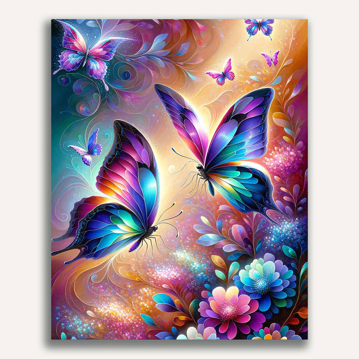 Paint by Numbers - Butterfly Couple