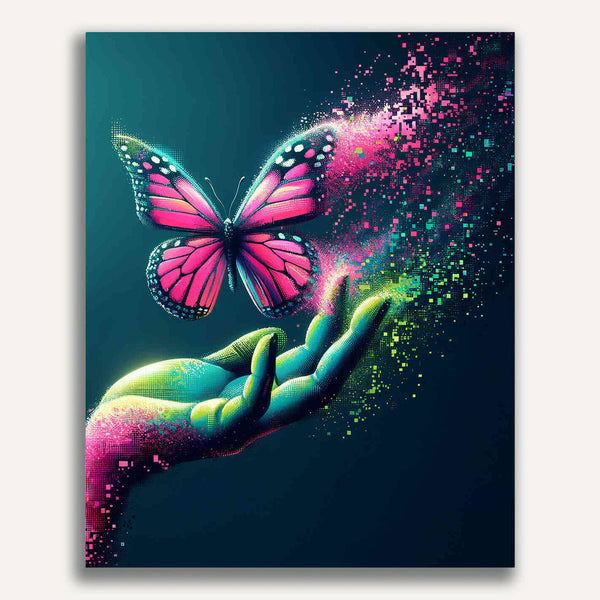 Paint by Numbers - Butterfly Freedom