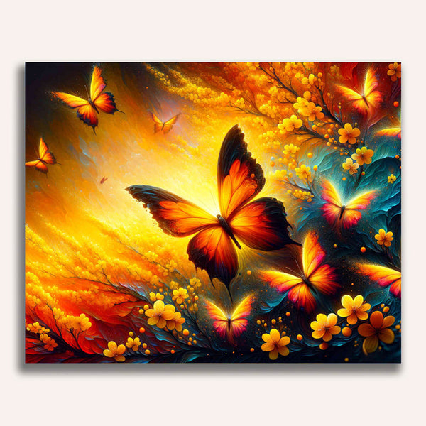 Paint by Numbers - Butterfly invasion