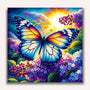 Paint by Numbers - Butterfly on Lilac