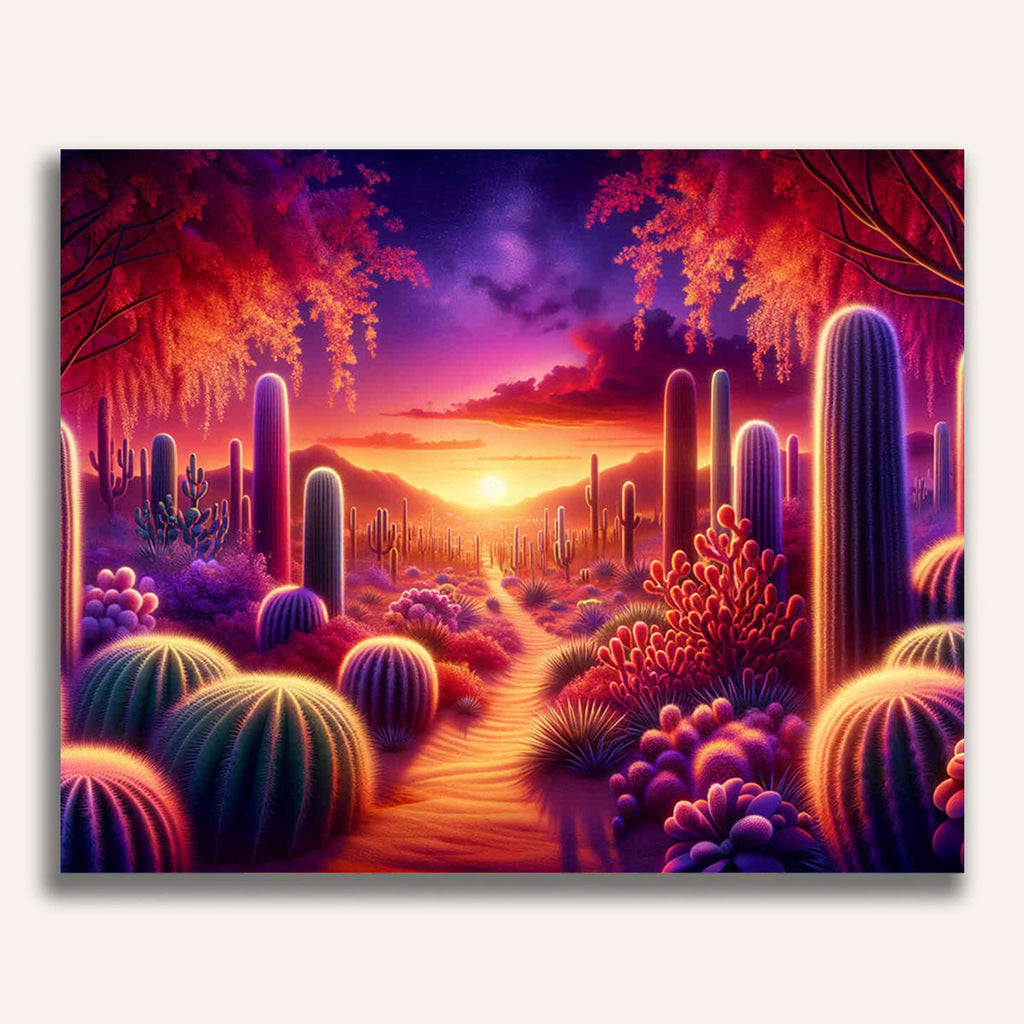 Paint by Numbers - Cacti