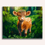 Paint by Numbers - Calf in the forest