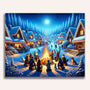Paint by Numbers - Bonfire in winter