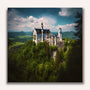 Paint by Numbers - Neuschwanstein Castle in the greenery