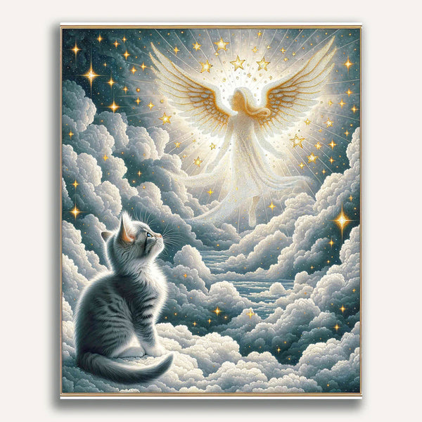 Paint by Numbers - Cat angel