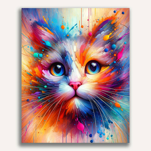 Paint by Numbers - Cat Color Flash