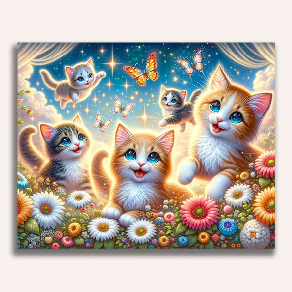 Paint by Numbers - Cats family