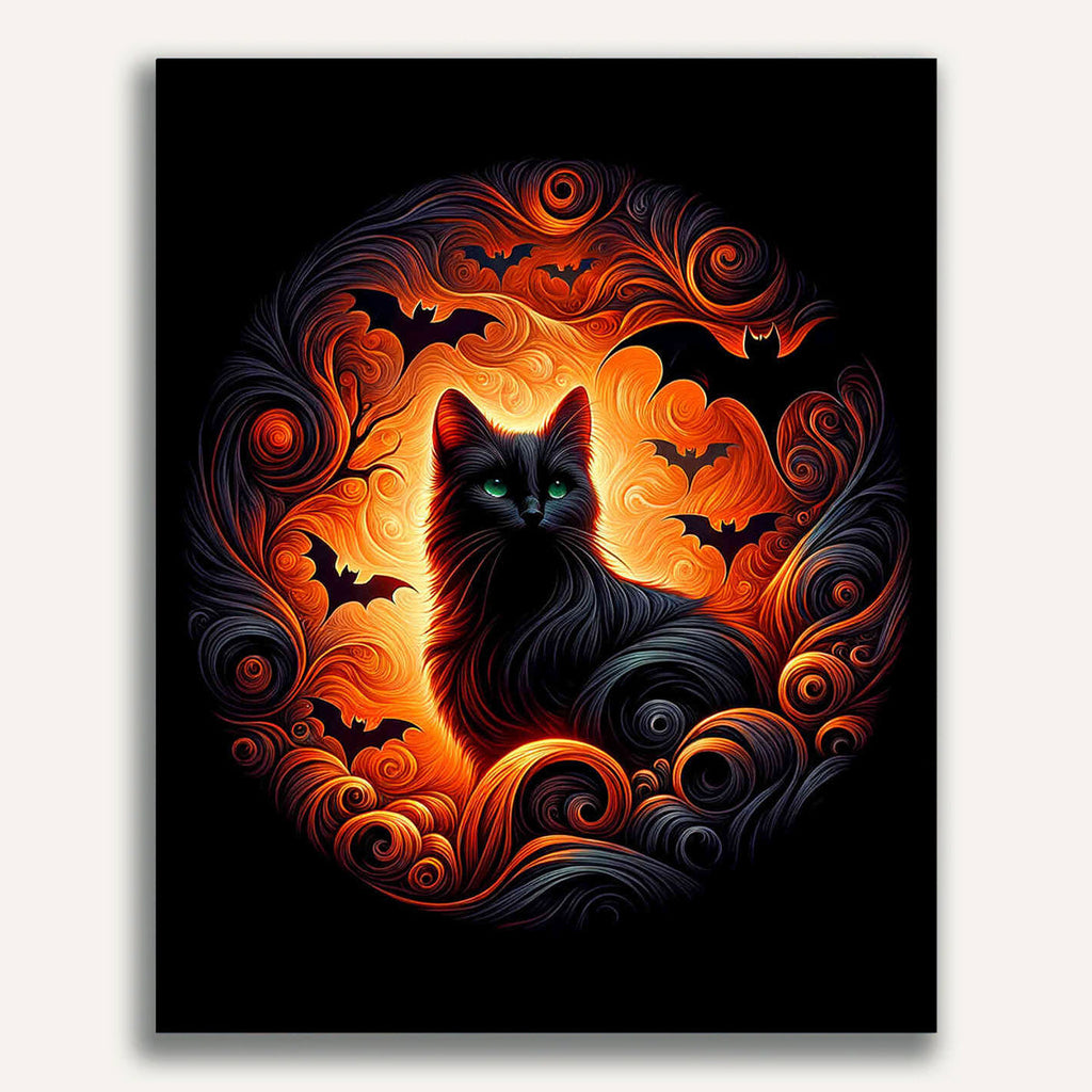 Paint by Numbers - Cat in Orange