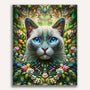 Paint by Numbers - Cat Mosaic Siamese Cat