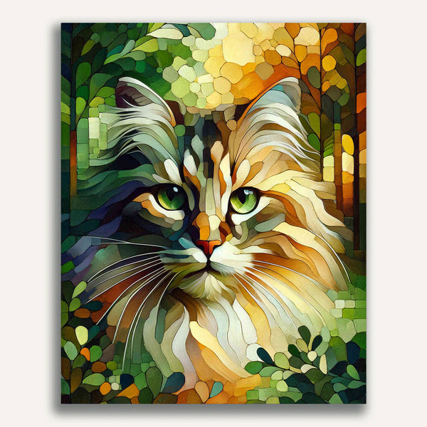 Paint by Numbers - Cat Portrait
