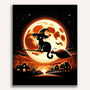 Paint by Numbers - Cat Rides on Broom