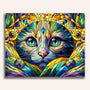 Paint by Numbers - Cats window picture