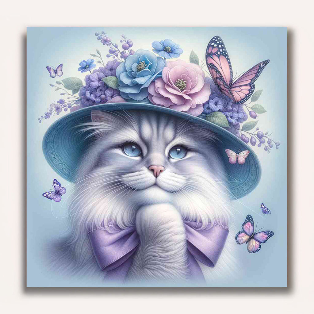 Paint by Numbers - Cat with Hat