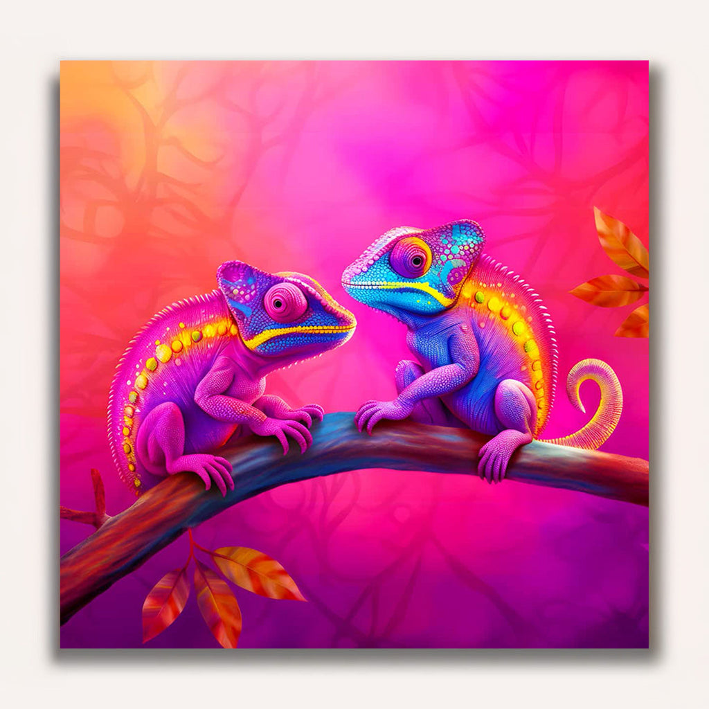 Paint by Numbers - Chameleon love