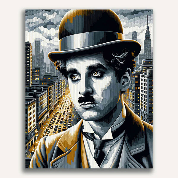 Paint by Numbers - Charlie Chaplin