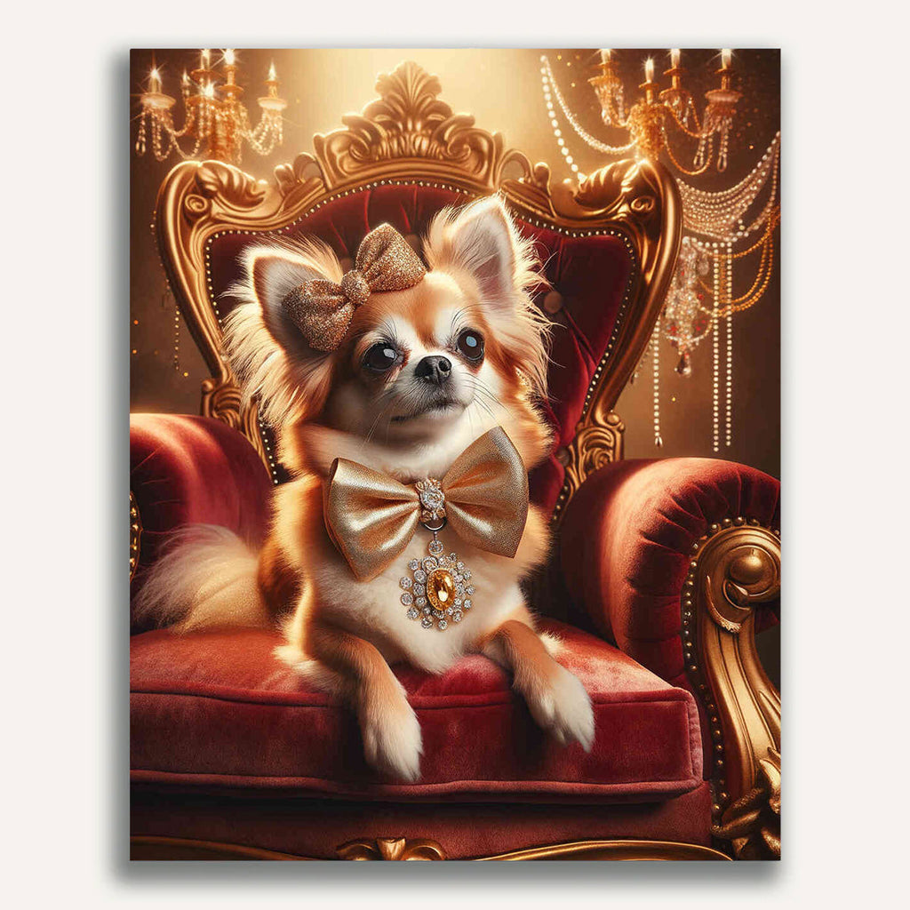 Paint by Numbers - Chihuahua Throne