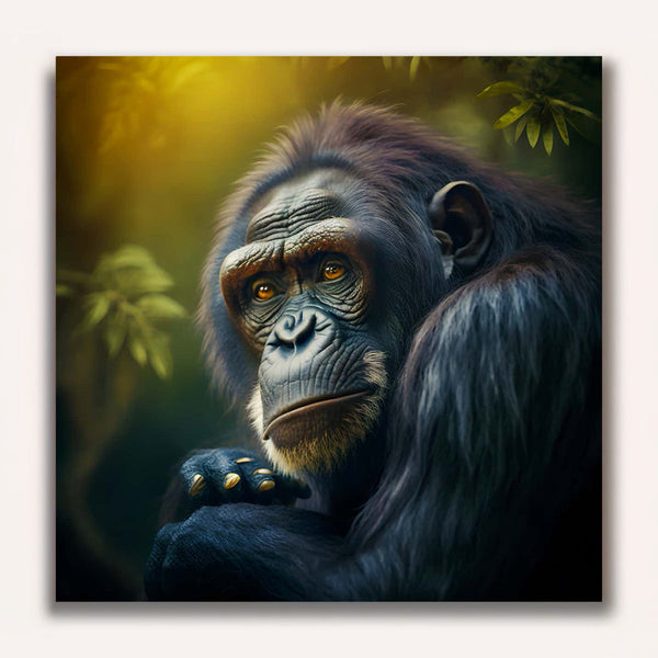 Paint by Numbers - Chimpanzee sideways