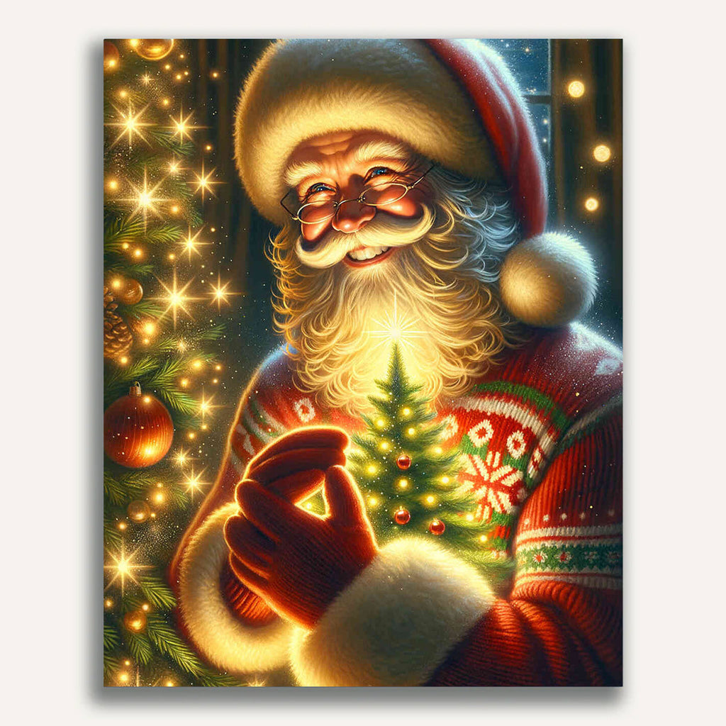 Paint by Numbers - Christmas Tree in Hands