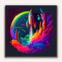 Paint by Numbers - Circular rocket