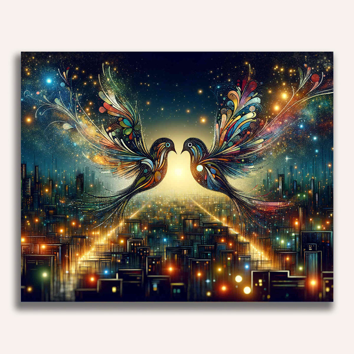 Paint by Numbers - city lamps and whispers of stars