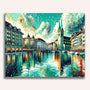 Paint by Numbers - City life, Zurich