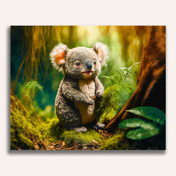 Paint by Numbers - Koala bear in the forest