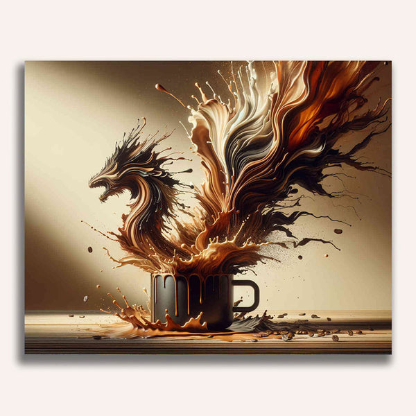 Paint by Numbers - Coffee makes me stronger
