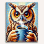Paint by Numbers - Coffee owl