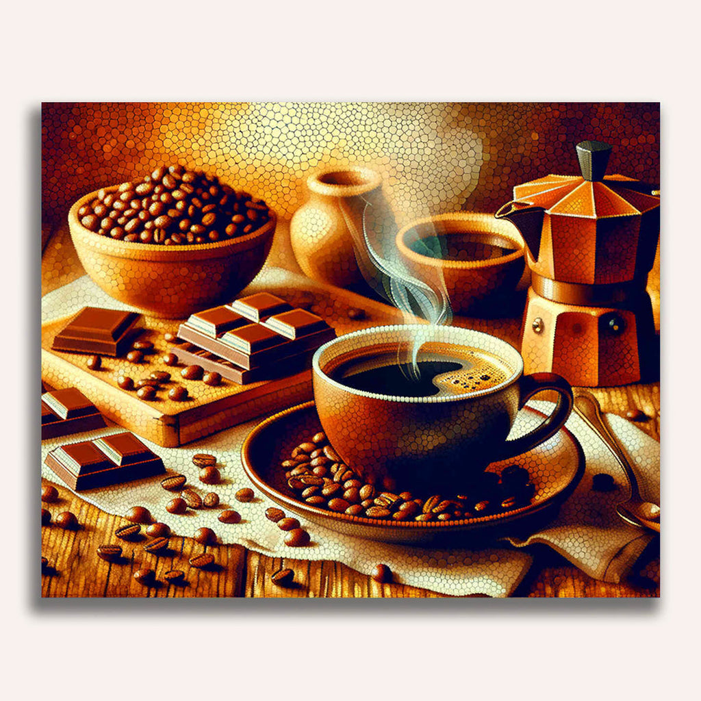 Paint by Numbers - Coffee with Chocolate