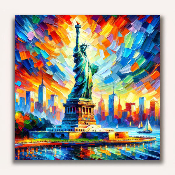 Paint by Numbers - color explosion of freedom