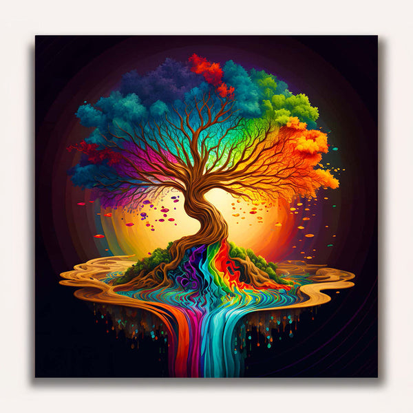 Paint by Numbers - Color flow tree