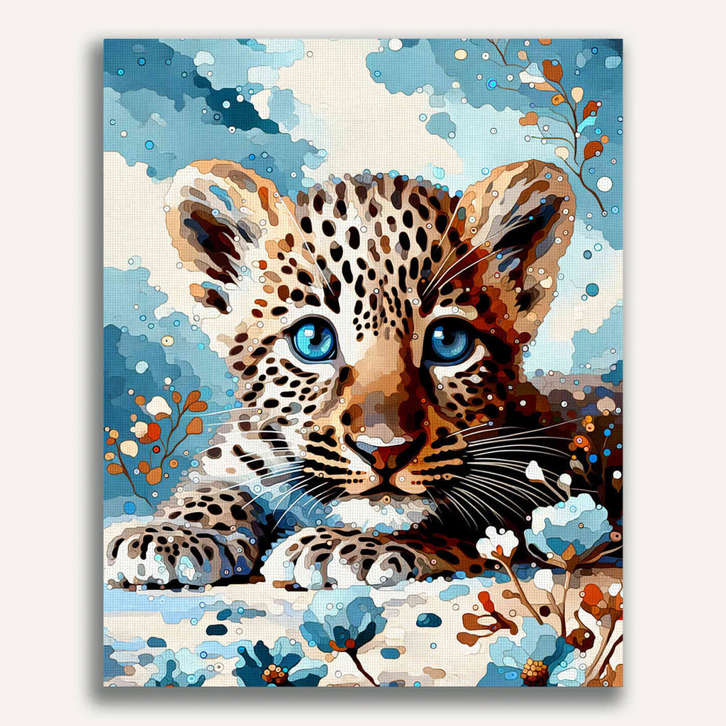 Paint by Numbers - Color Impression Leopard Baby