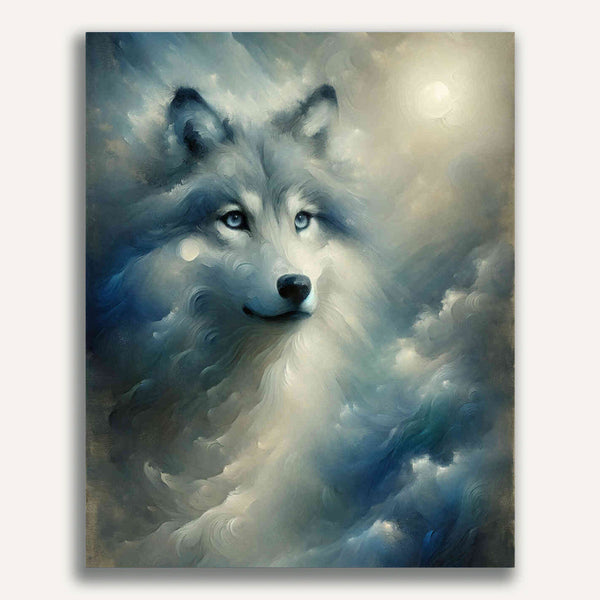Paint by Numbers - Color Impression Loving Wolf