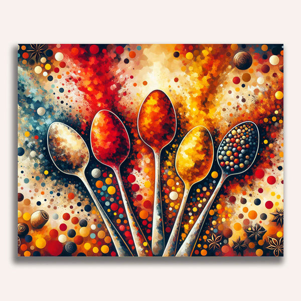 Paint by Numbers - Color impression, spices