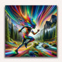 Paint by Numbers - color rush of movement