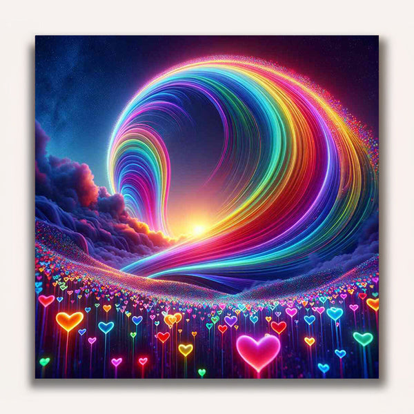 Paint by Numbers - color rush of the heart