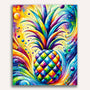Paint by Numbers - Colorful Abstract Pineapple