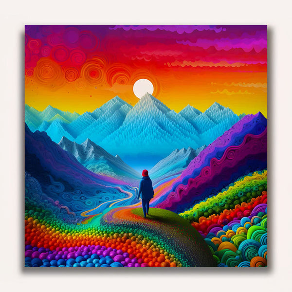 Paint by Numbers - Colorful Art Abstract