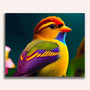 Paint by Numbers - Colorful bird with mohawk