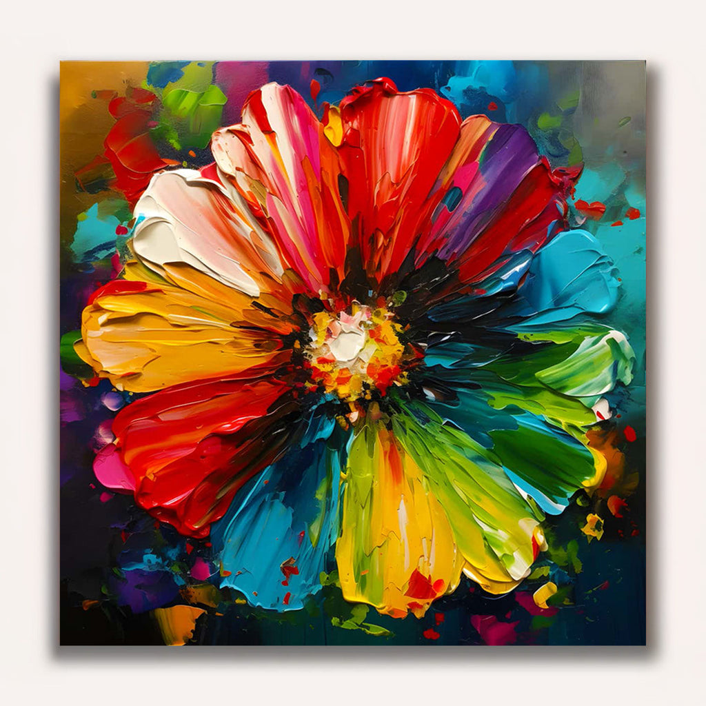 Paint by Numbers - Colorful flower