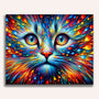 Paint by Numbers - Colorful cat