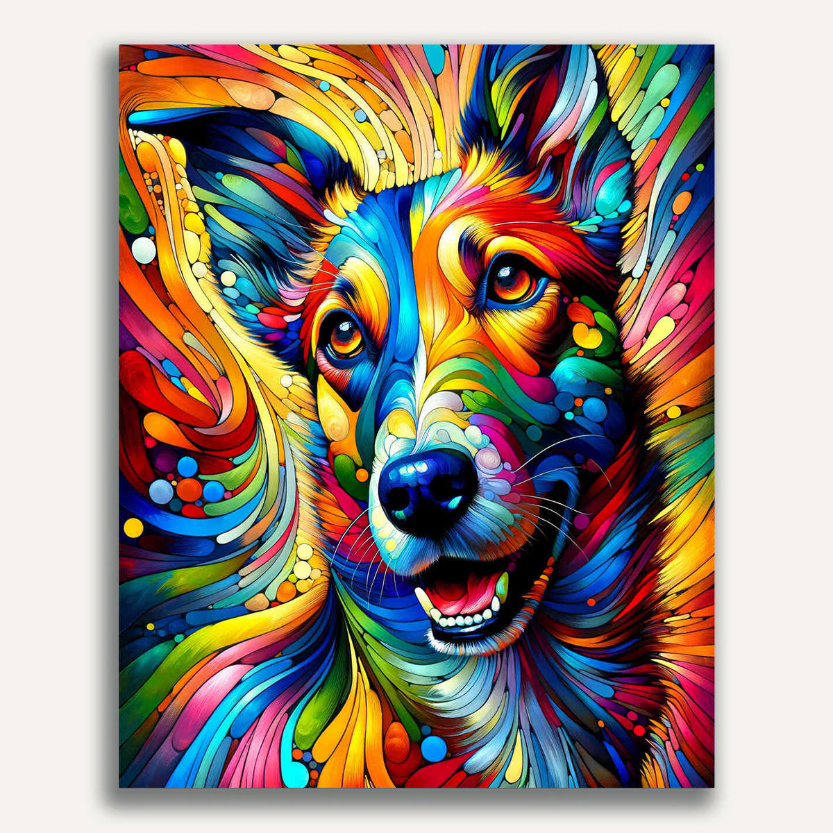 Paint by Numbers - Colorful Dog