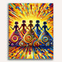 Paint by Numbers - Colorful dresses