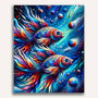 Paint by Numbers - Colorful fish