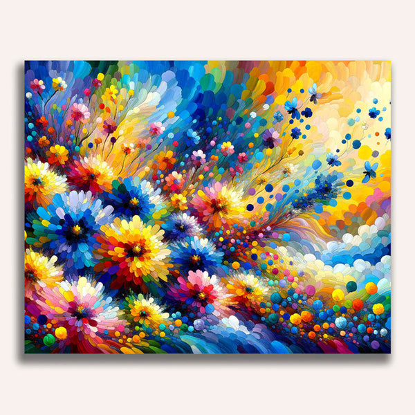Paint by Numbers - Colorful Flower Dream